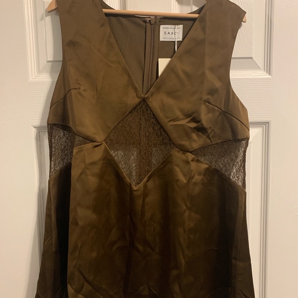 Sabo Skirt Brown Sleeveless Top - Picture 2 of 4